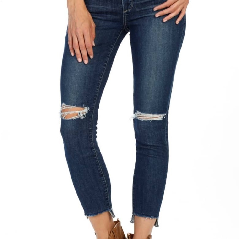 Paige Verdugo Step Hem Ankle Skinny Jeans